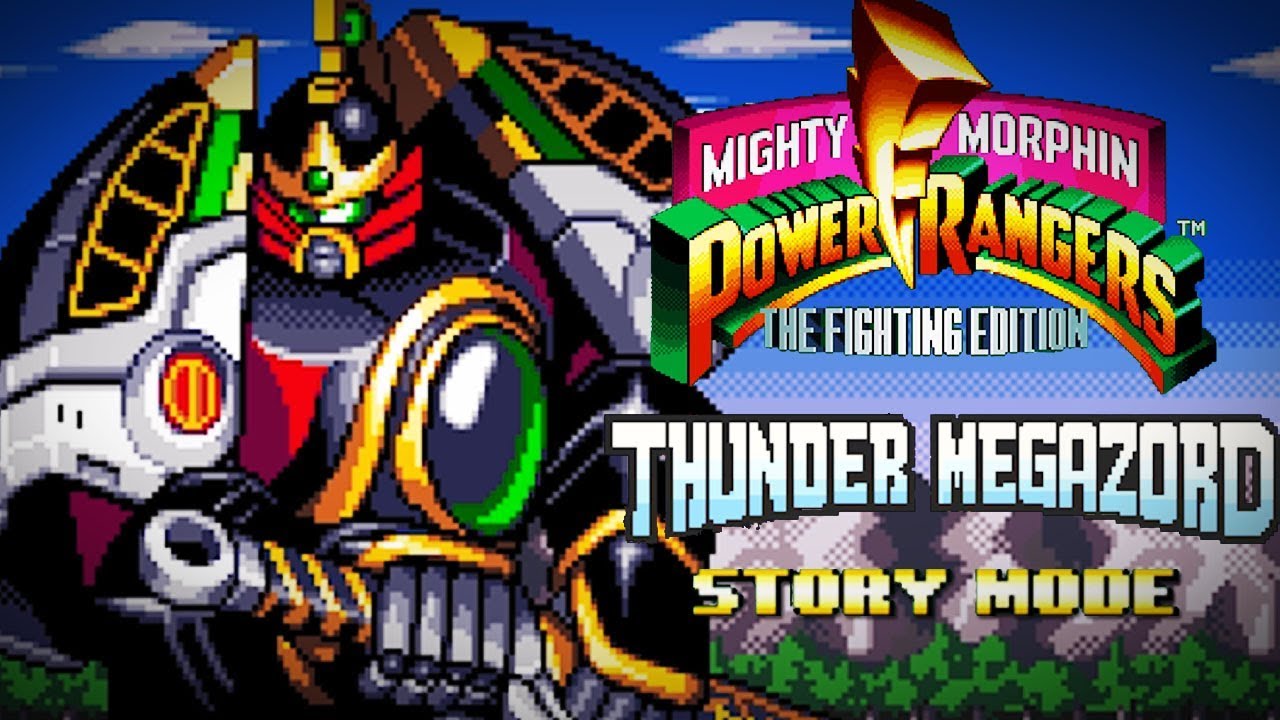 Mighty Morphin Power Rangers: The Fighting Edition (SNES) - Story Mode - Thunder Megazord