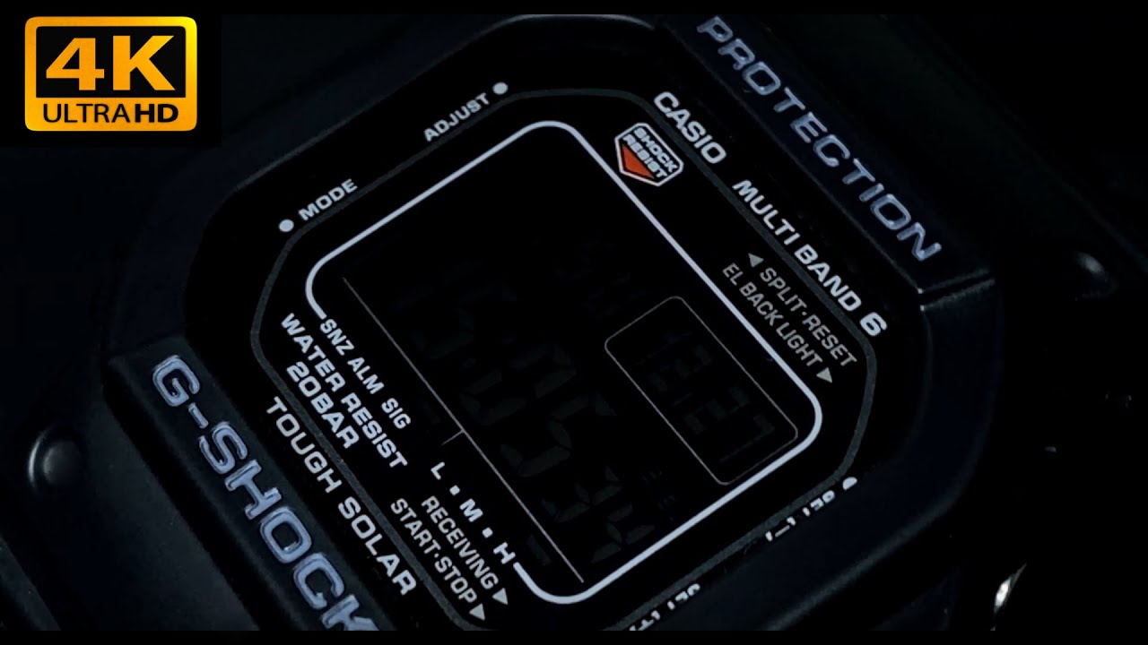Casio G-Shock GW-M5610-1BER Negative Display Test. I was wrong