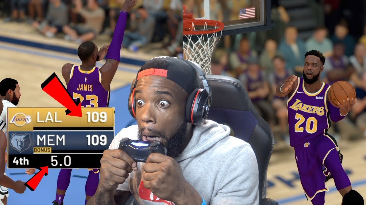 I GOT THE GAME WINNING BUZZER BEATER!! Lakers vs Grizzlies NBA 2K19 MyCareer Ep. 72