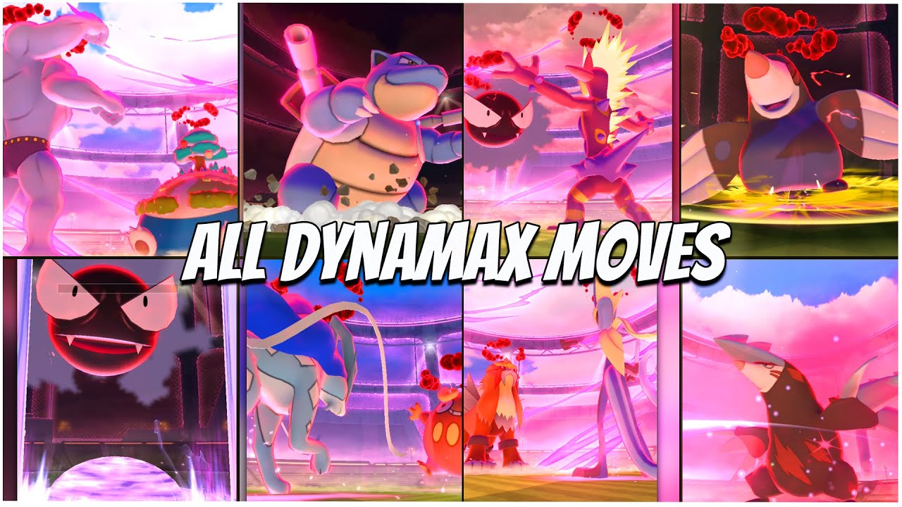 All Attacks of every type : Dynamax Edition || Pokemon go ||