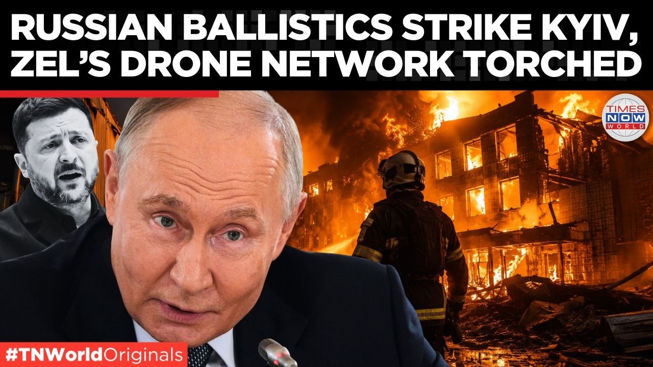 BREAKING: Russia Bombards Kyiv! Putin Targets Ukraine's Drone PRODUCTION Network