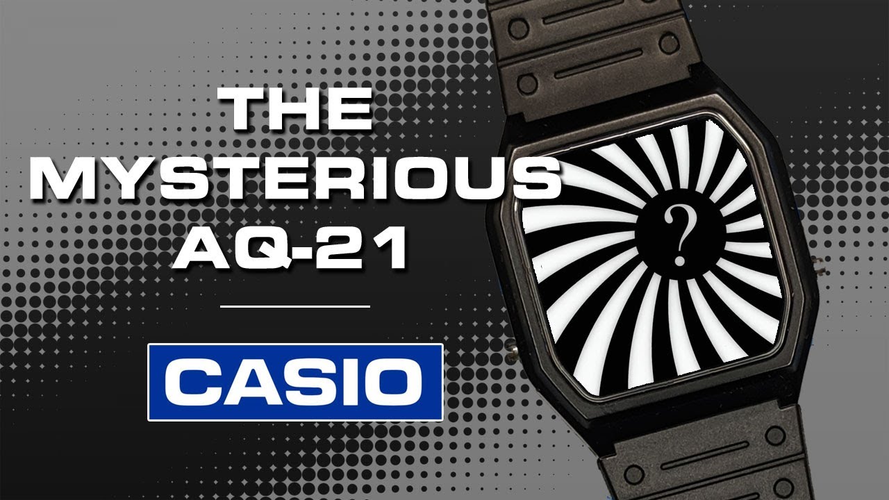 Casio's Mysterious Analog Digital Watch - the AQ-21. Check out this ultra-rare vintage retro watch!