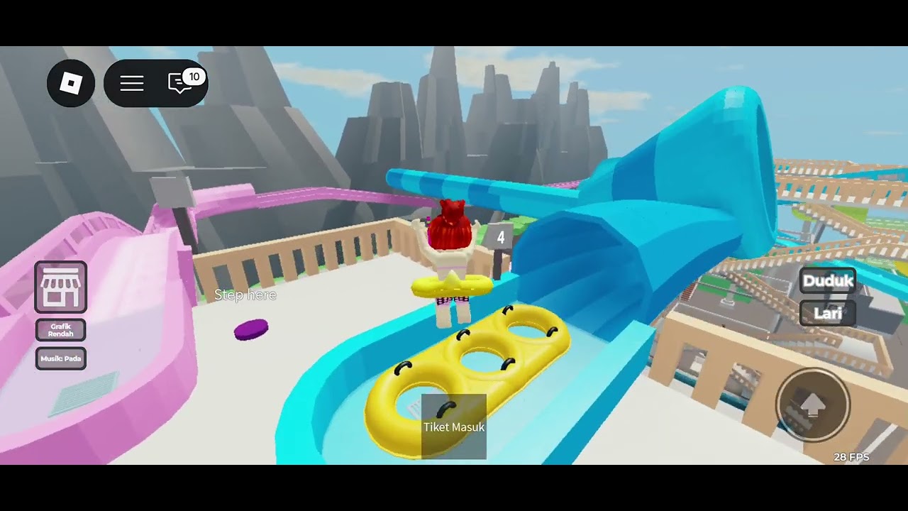 ayok ikut aku ke waterboom #gamer #roblox #adventure 