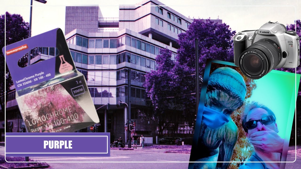 Düsseldorf in Lila: Eine Fototour mit dem Lomochrome Purple!