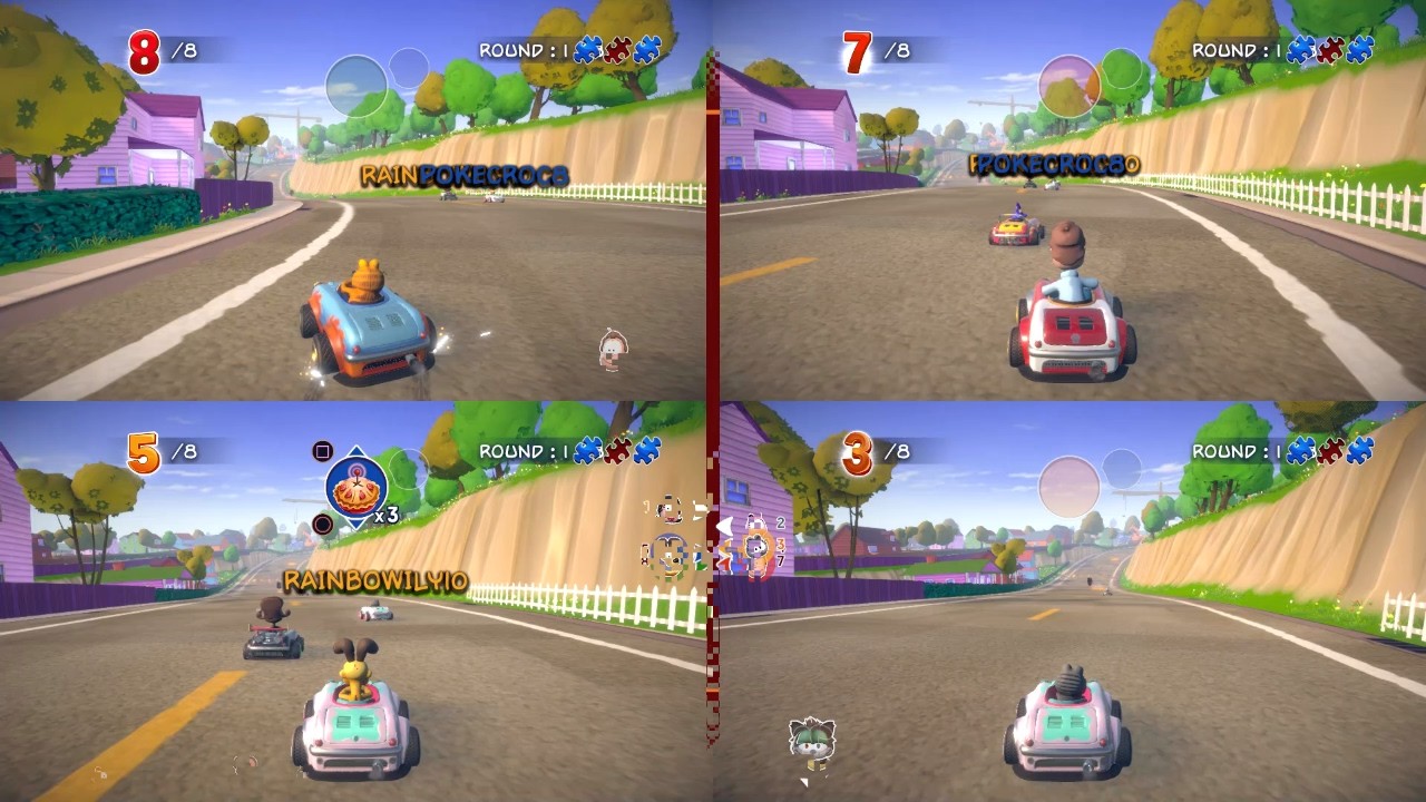 Garfield Kart: Furious Racing 4-Player Co-Op PS5 Gameplay!