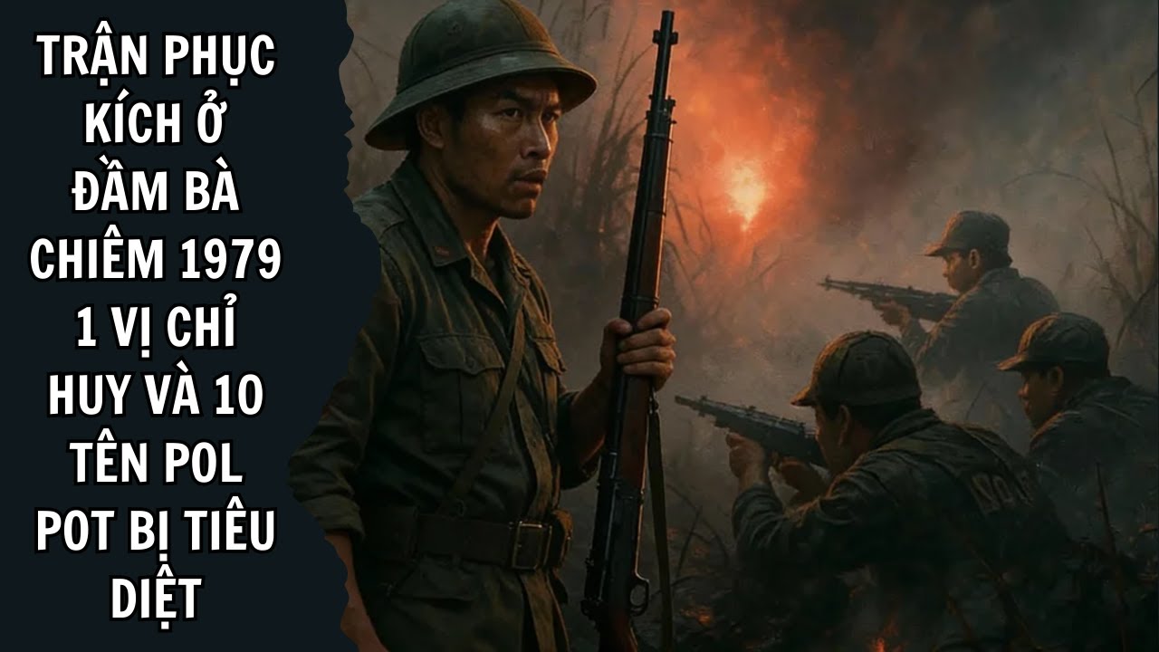 Trận Phục Kích Ở Đầm Bà Chiêm 1979 1 Vị Chỉ Huy Và 10 Tên Pol Pot Bị Tiêu Diệt
