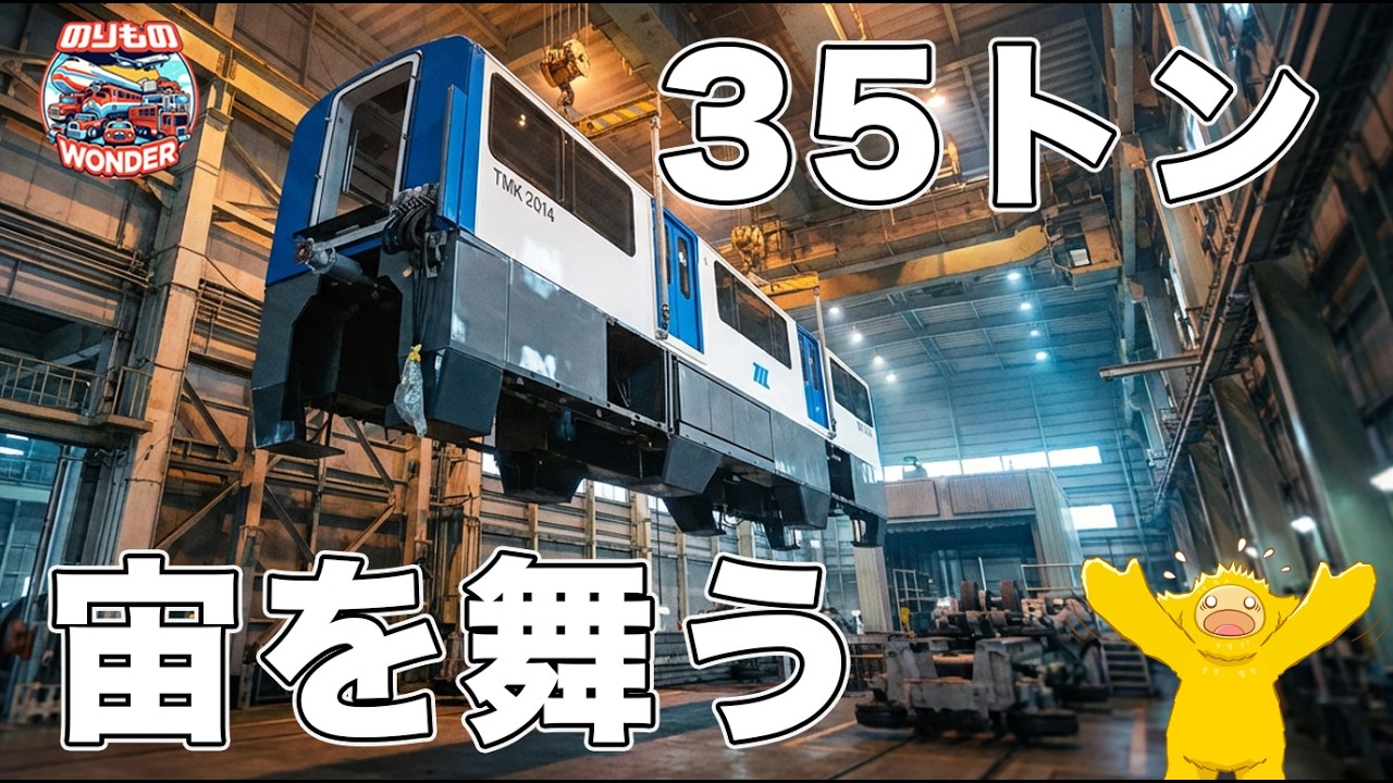 【誤差1cmは許さない】35トンの巨大モノレールを合体させる職人の神業