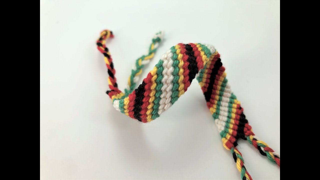 DIY ✿ Friendship Bracelet ✿ Bratara Prieteniei ✿ Stripes ✿AidaCrafts