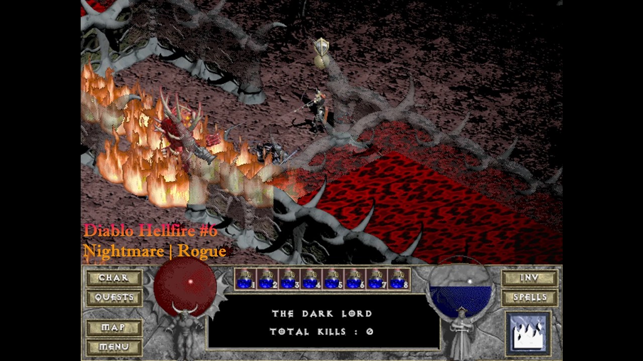 No Deaths vs Diablo on Nightmare | Diablo Hellfire – Rogue #6