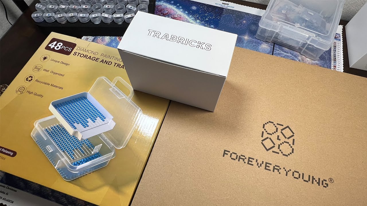 Redtwo, Trabricks and Forever Young… Diamond Painting Storage and Tray Solution!