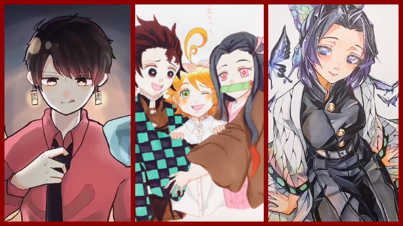 【TikTok】鬼滅の刃イラストまとめ動画集 -#10