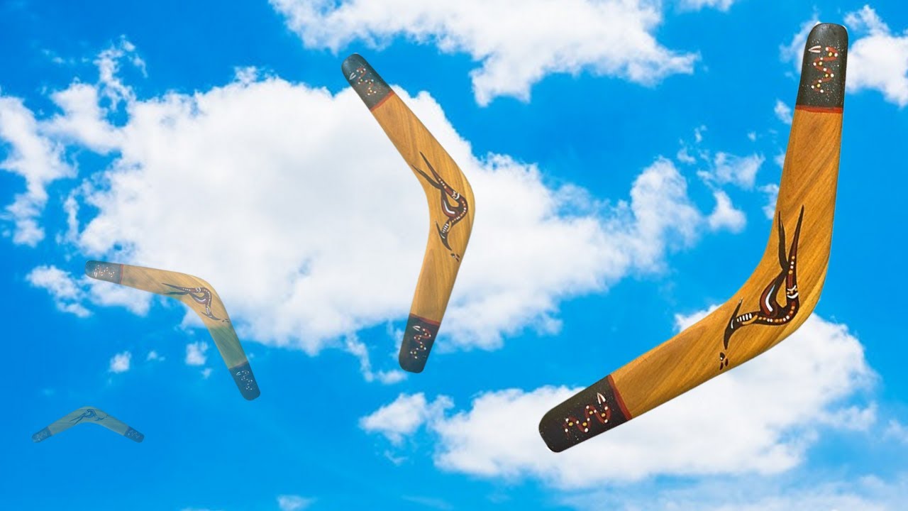 Comment un boomerang revient ?