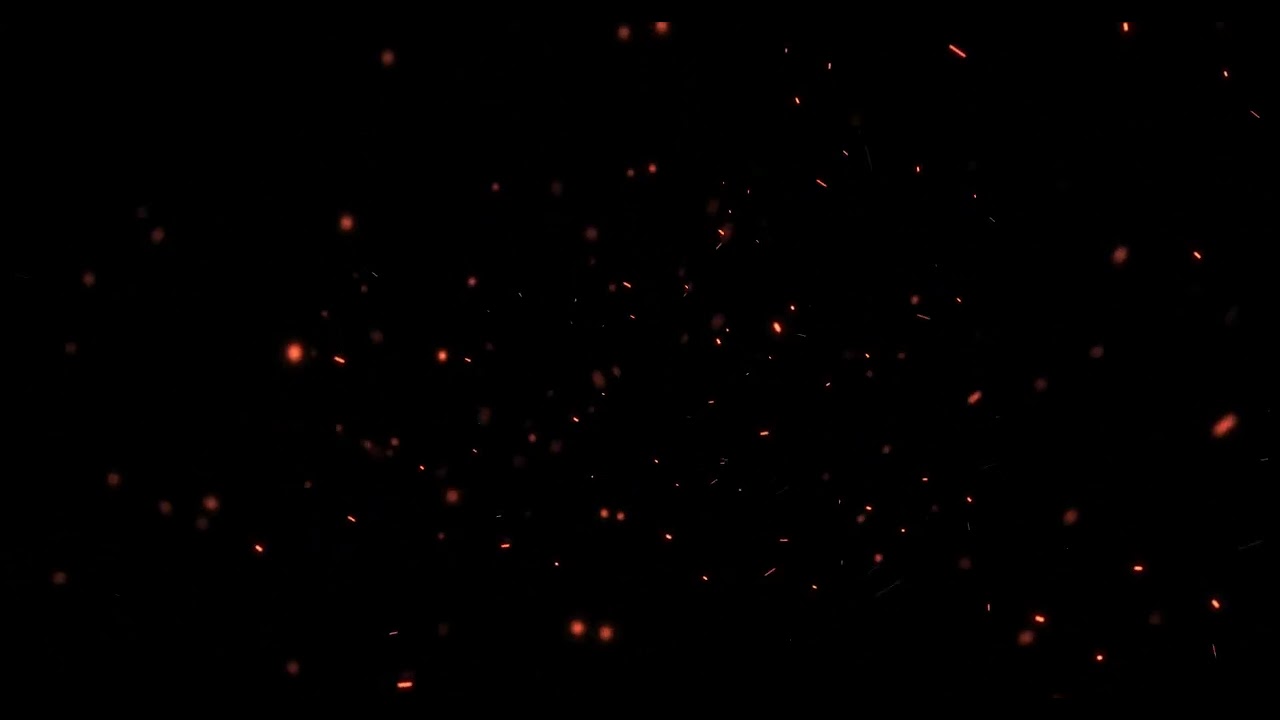 Fire Particles 4K Overlay  Green Screen Alpha