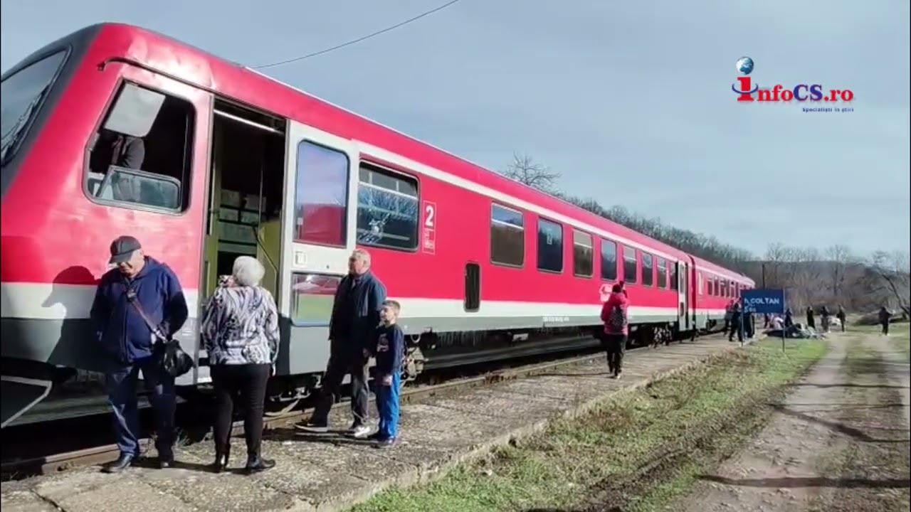 Călători rămași &icirc;n c&acirc;mp dupa ce trenul Resita   Timișoara s a defectat la Colțan