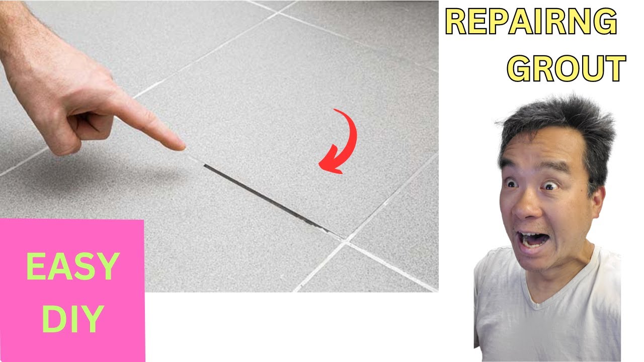 How to fix cracked grout easily at home, and what are the causes.