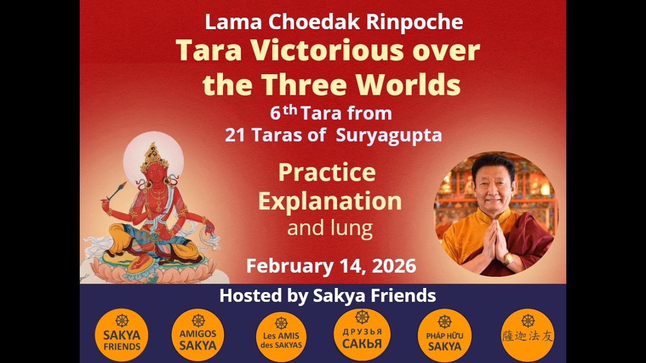 Tara Victorious over the Three Worlds (6th Tara of 21). Practice explanation. Lama Choedak Rinpoche.