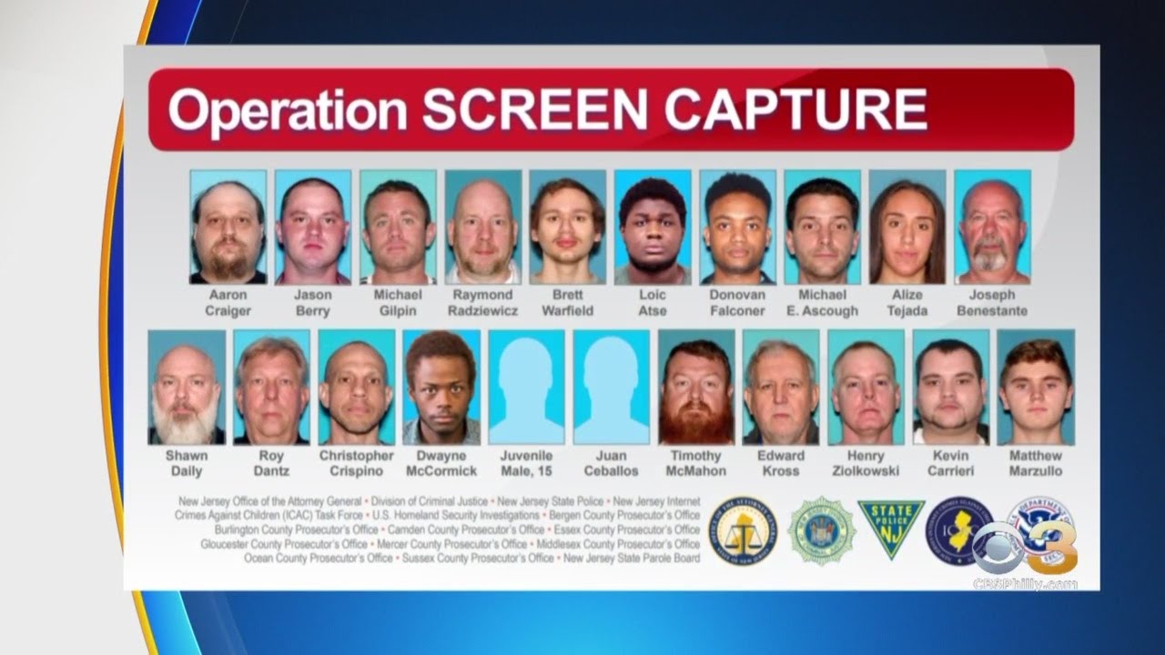21 People In New Jersey Facing Charges For Sexually Exploiting Children Online