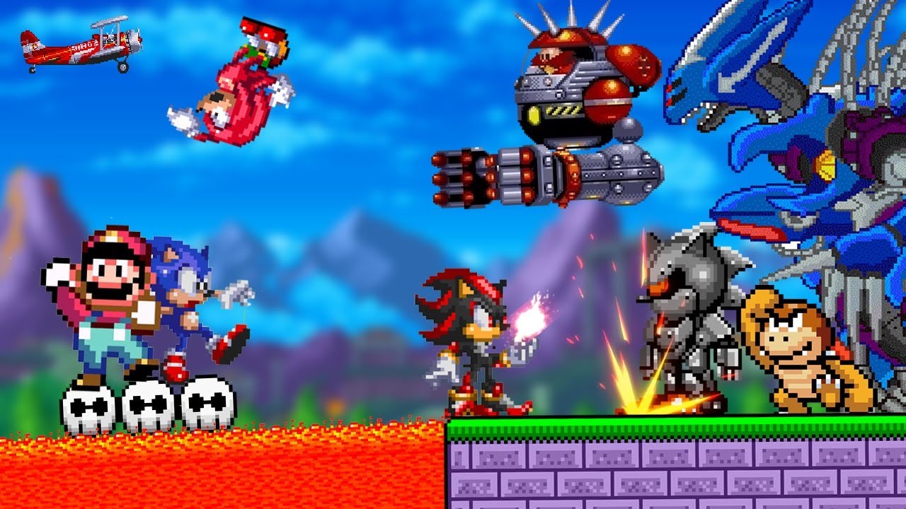El Mejor Mario Maker tiene Crossover épico de MARIO y SONIC 😵