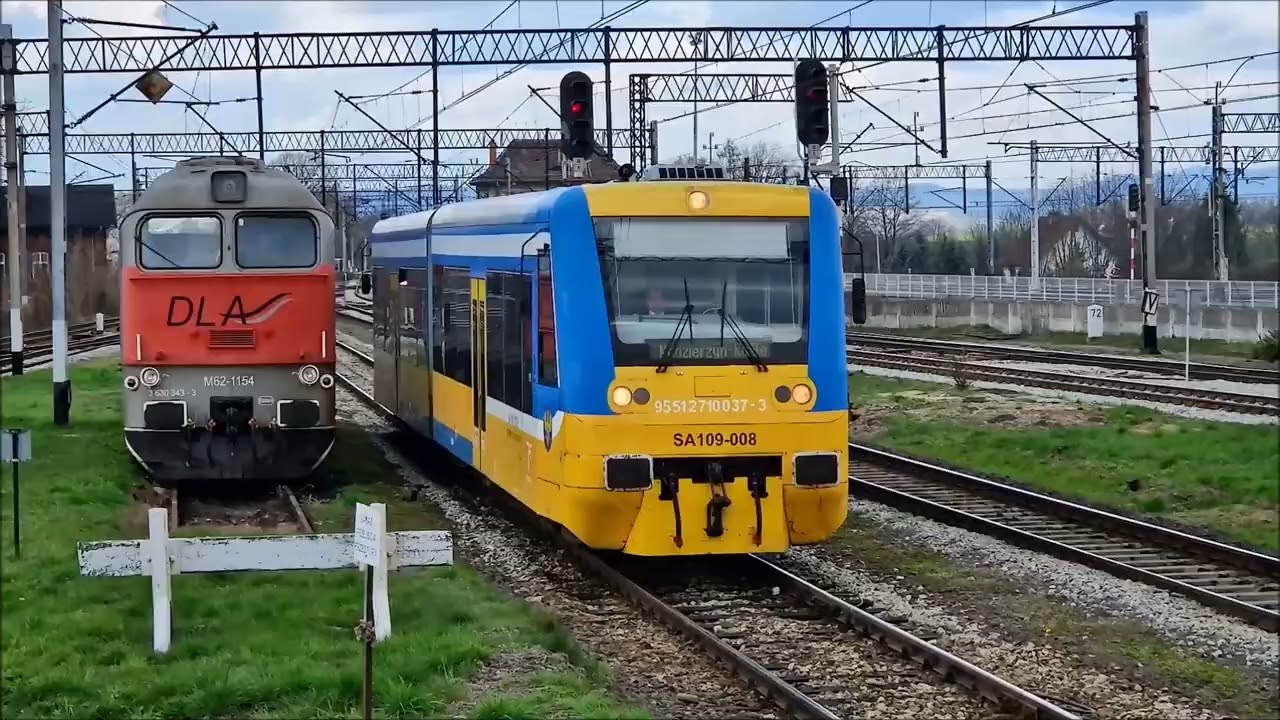 Pociagi Kamieniec Ząbkowicki Marzec 2024r.