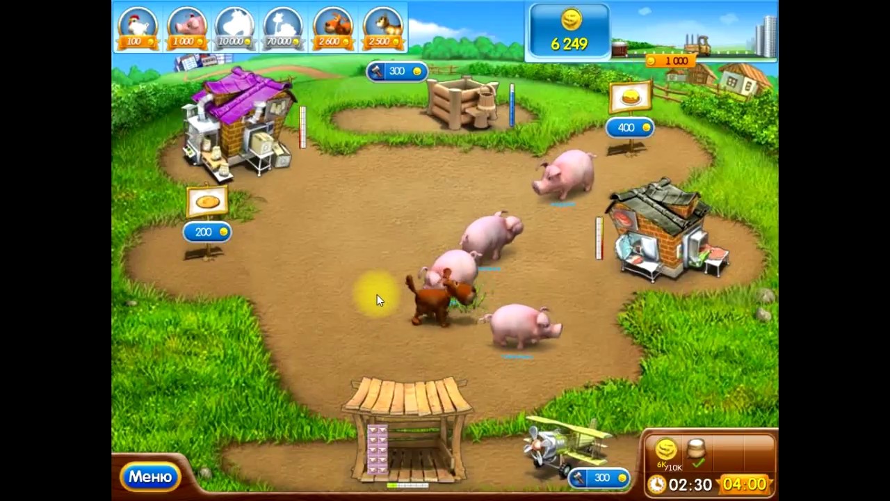 Веселая ферма 2   Распутье 4 FarmFrenzy на золото