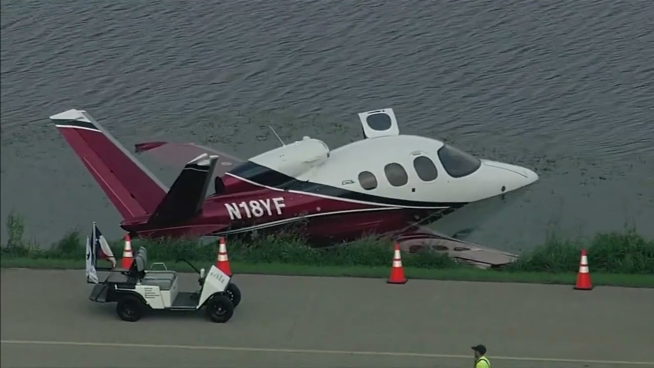 3 people, 2 dogs rescued after small plane crash at Hooks Airport