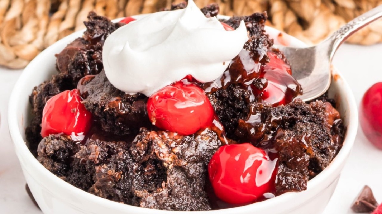 Chocolate Cherry Dump Cake