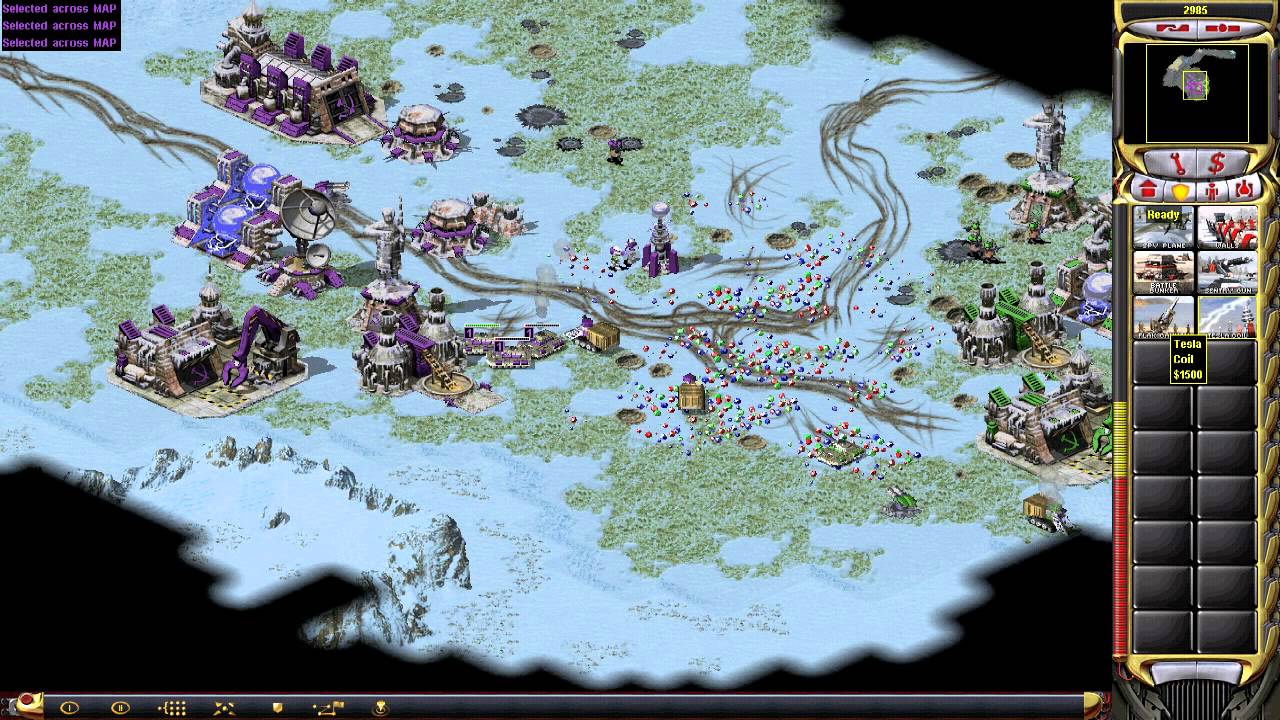 C&C Red Alert 2 - Yuri's Revenge Online [ 8 Player Free For All ] - CnCNet