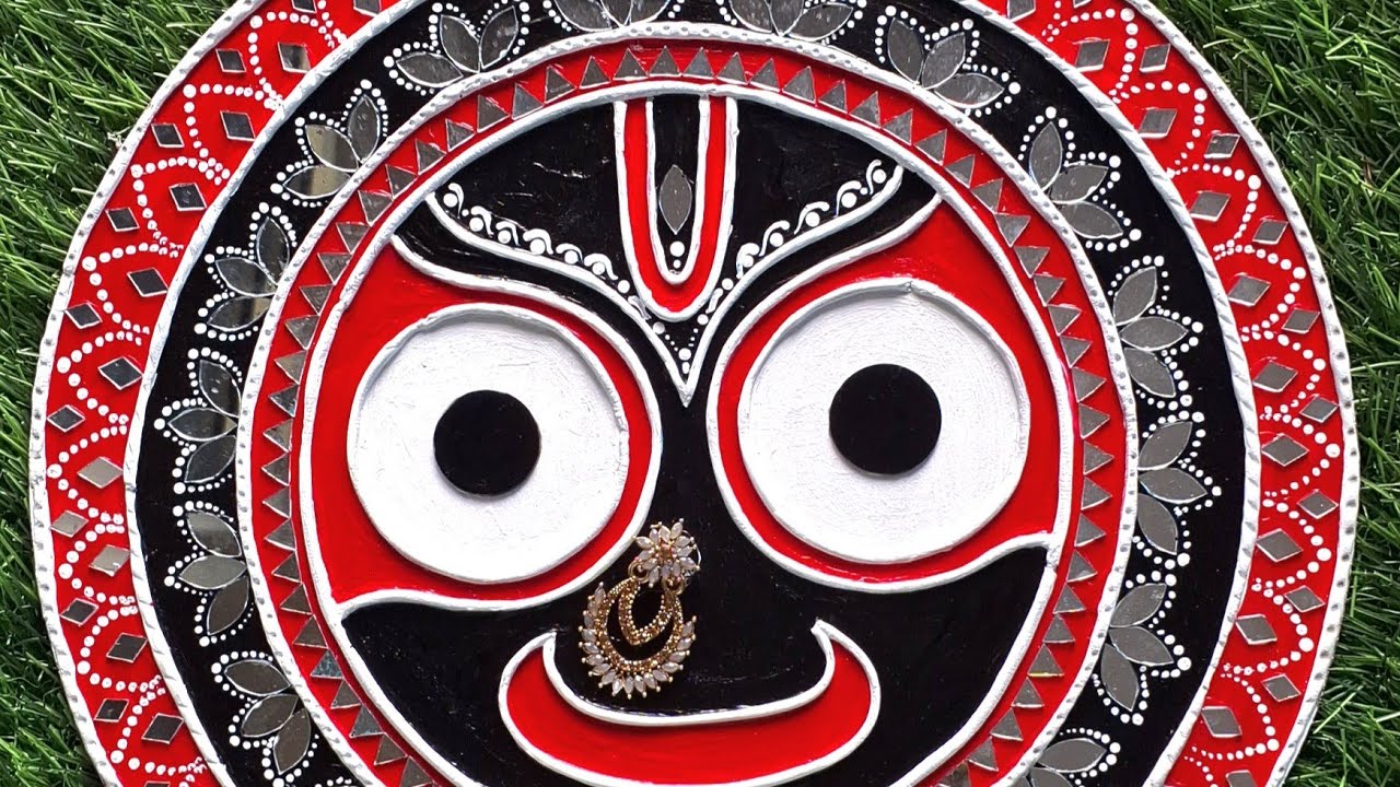 My first Lippan 🎨 ⭕️‼️⭕️ Jagannath ji 🙏🏻