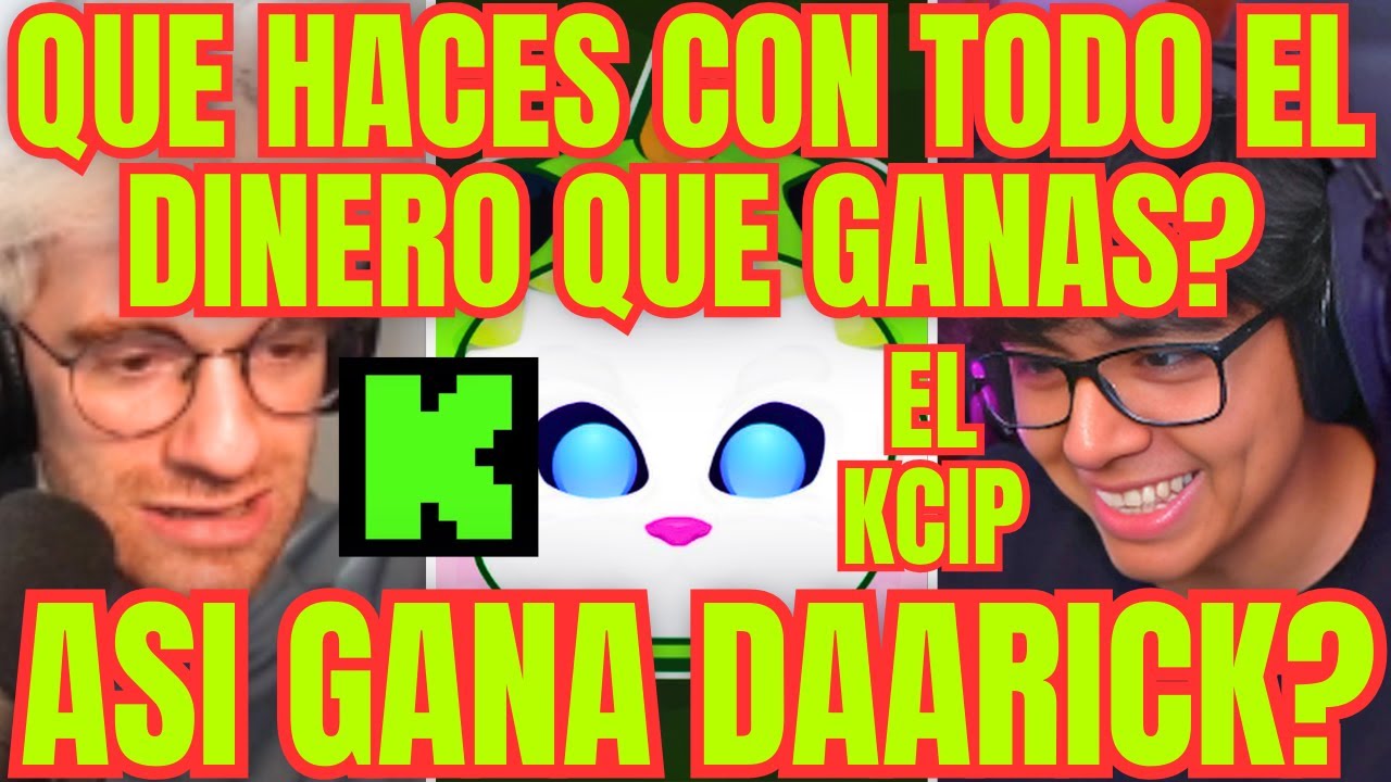 CONTER Y SHADOUNE HABLAN DE LO QUE GANA DAARICK EN KICK + KCIP + SHADOUNE SORPRENDIDO XD