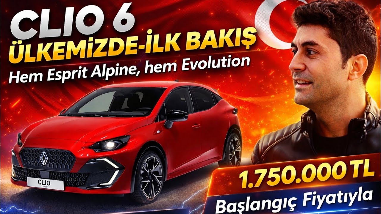Renault Clio 6 ülkemizde!!! Hem de iki farklı paketle!