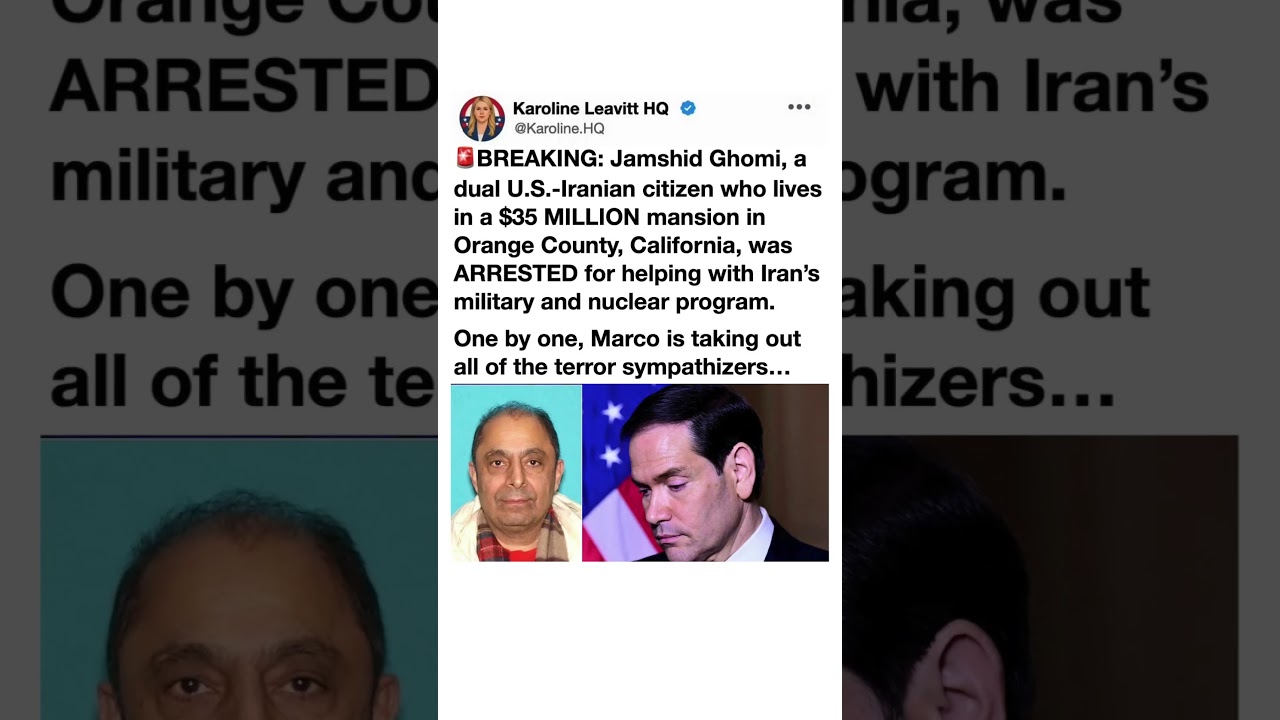 Iran Nuclear Case Leads to Arrest in California 🚨