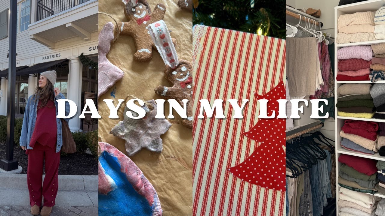 Days In My Life | mom vlog, christmas crafts, declutter and organize, gift ideas, free people haul
