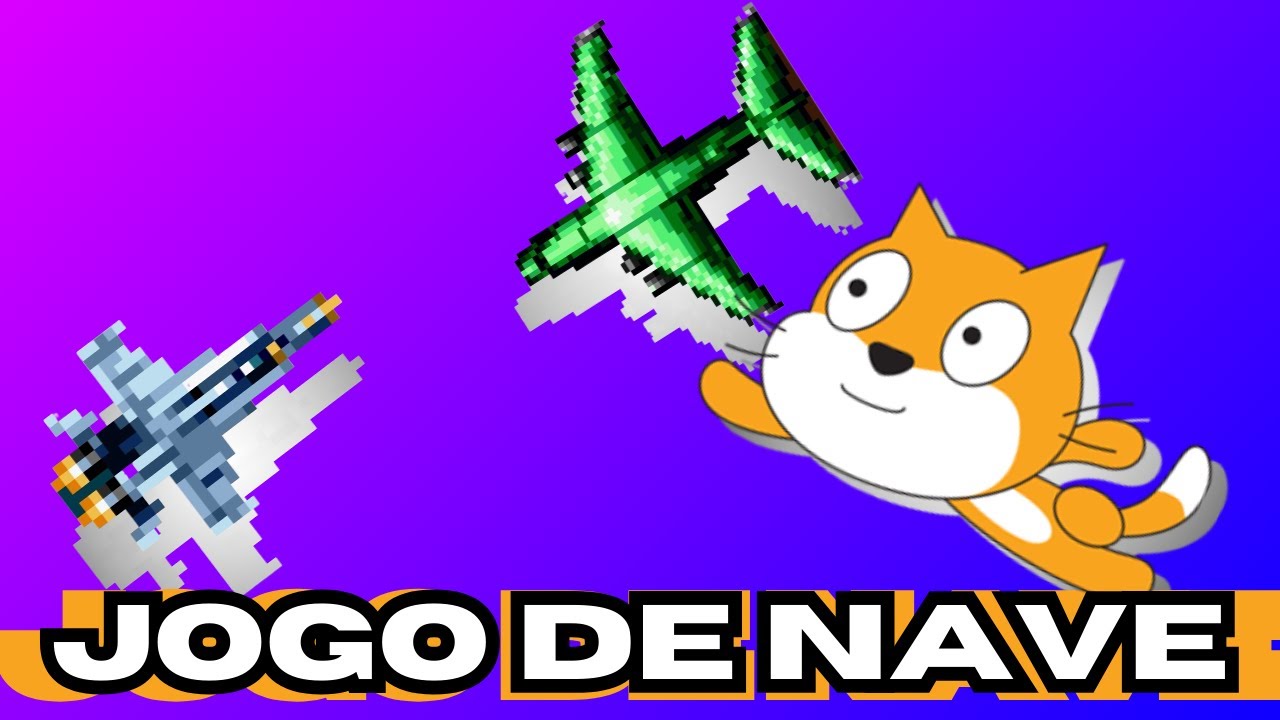 Como Fazer um Jogo de Nave MUITO FÁCIL no Scratch!!!