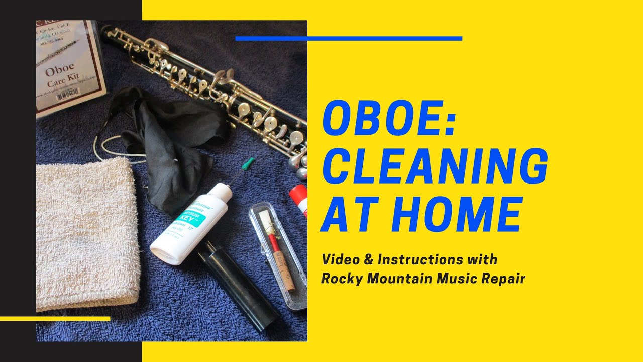 Cleaning your Oboe at Home