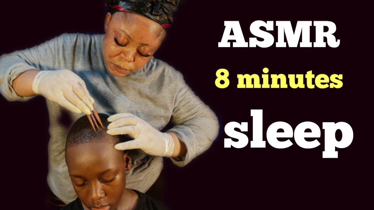 ASMR✨scalp scratching tingles, spit painting, dirt picking that will make you sleep like a child
