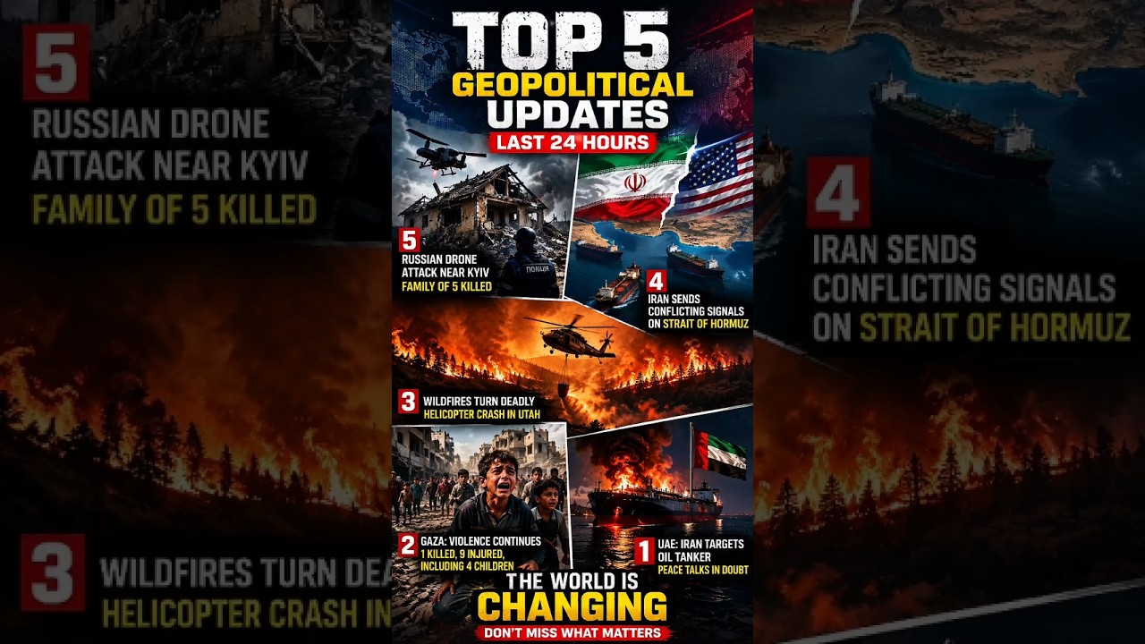 Top 5 Geopolitical Updates in the Last 24 Hours 🌍 | World News