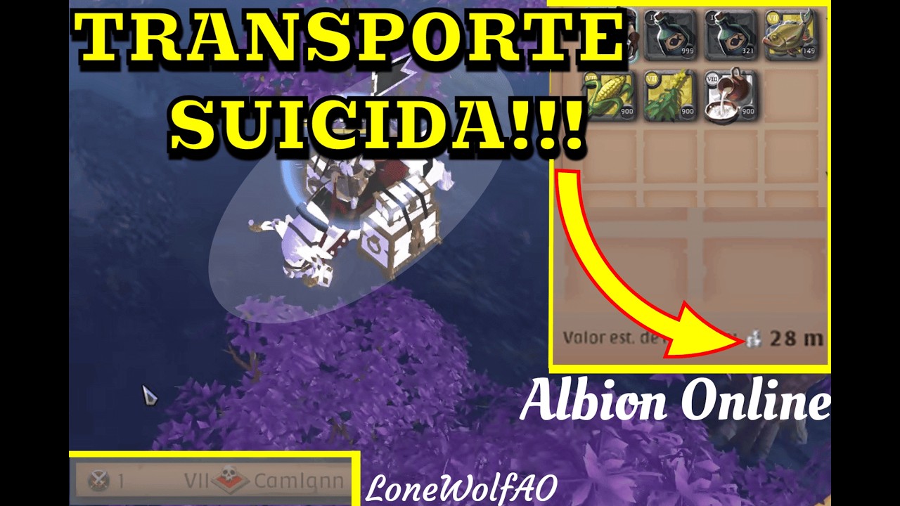 TODA MI ECONOMÍA en un TRANSPORTE a CAERLEON 28M Ep1.5 Albion Online.