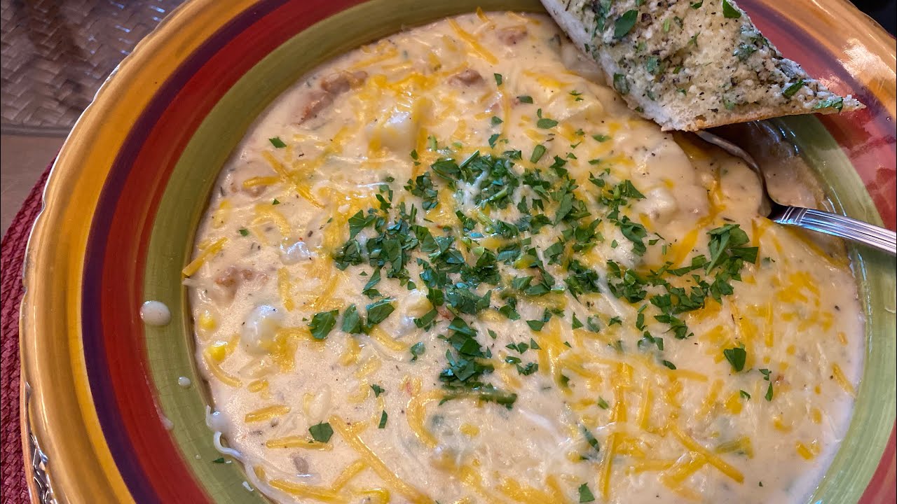 Corn-Potato and Sausage Chowder
