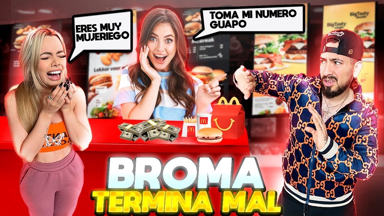 COQUETEANDO CON CAJERAS DE LOS DRIVE THRU FRENTE A MI ESPOSA 🤣 | The Main family