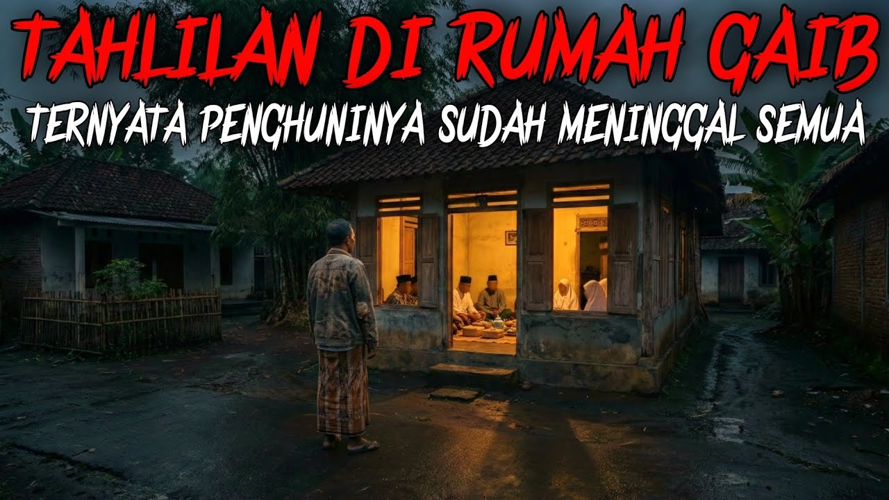 KISAH NYATA‼️UNDANGAN TAHLILAN DI RUMAH GAIB, TERNYATA PENGHUNINYA SUDAH MENINGGAL SEMUA