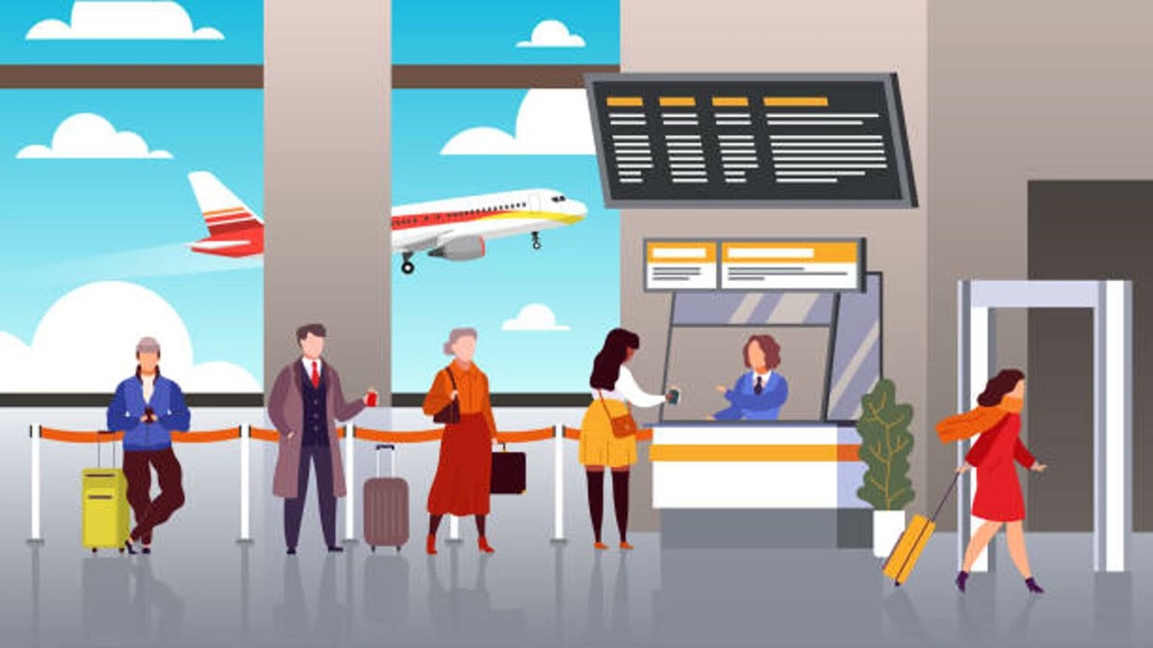 Boarding gate announcement - Listening English practice