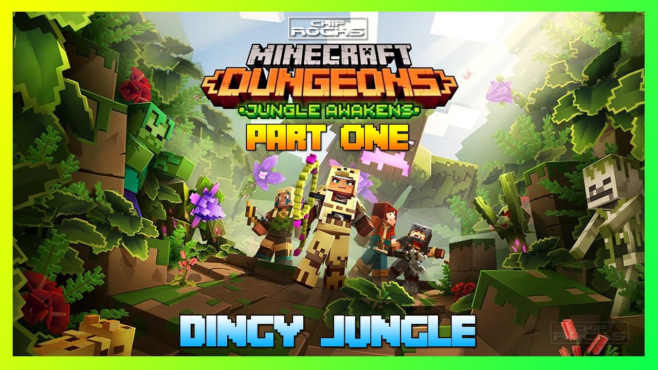 Minecraft Dungeons: Jungle Awakens DLC | Part 1 | Dingy Jungle | Walkthrough | PC Ultrawide 2K