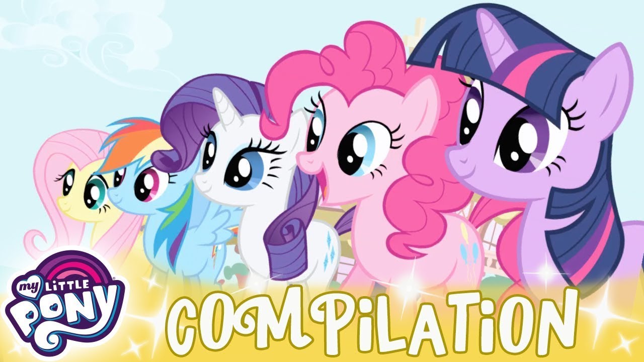 My Little Pony en français 🦄 1 heure COMPILATION | La magie de l'amitié | S1 E04-06 | MLP