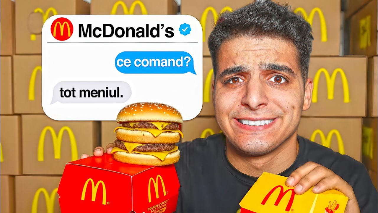Am Dat DM La 100 Restaurante Să Decidă Ce Mananc...