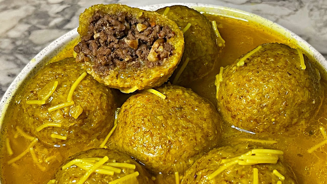أسهل وأنجح طريقة العمل كبة البرغل السلق 😍 بدون جررريش ( ذايبة وطعمها أكثر من رائع  )