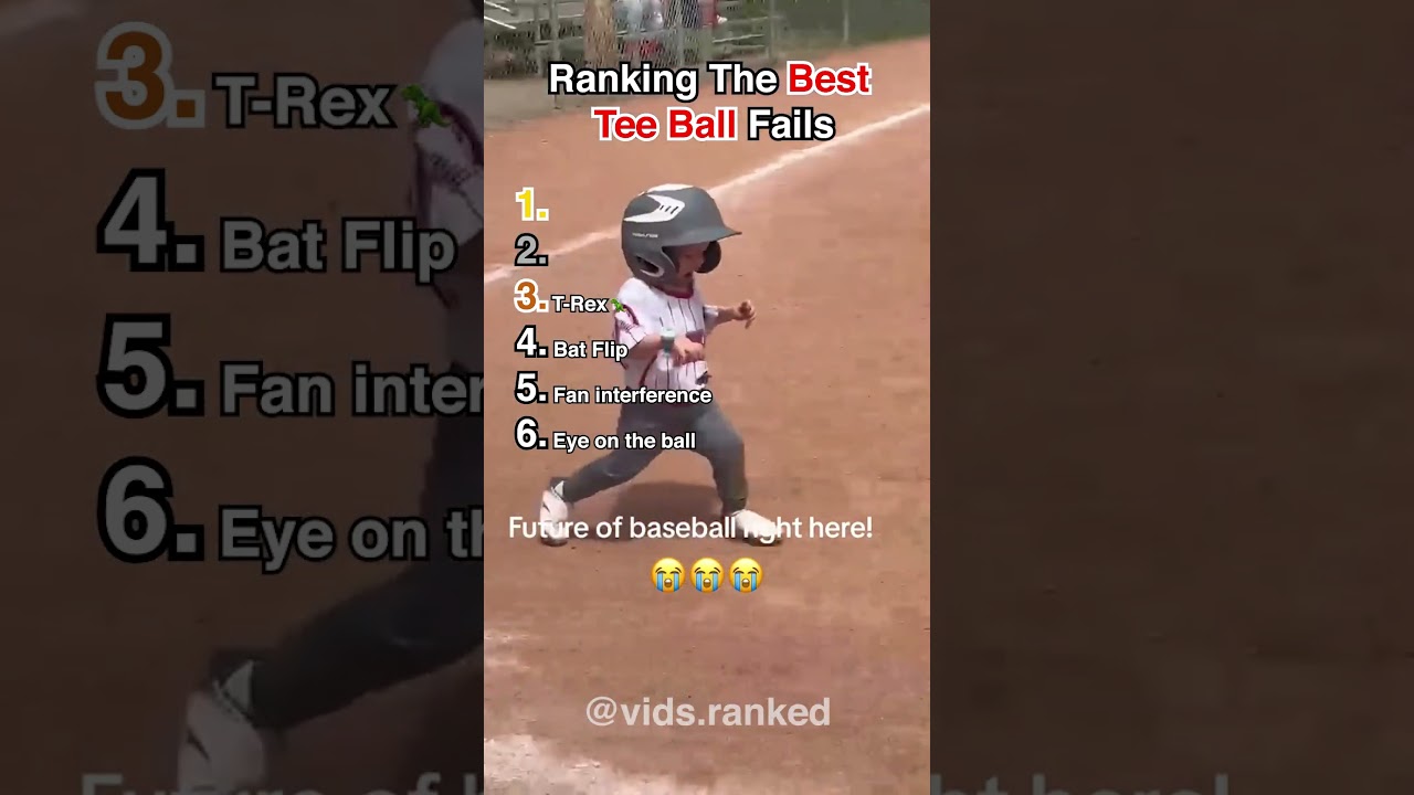 Ranking The Best Tee Ball Fails
