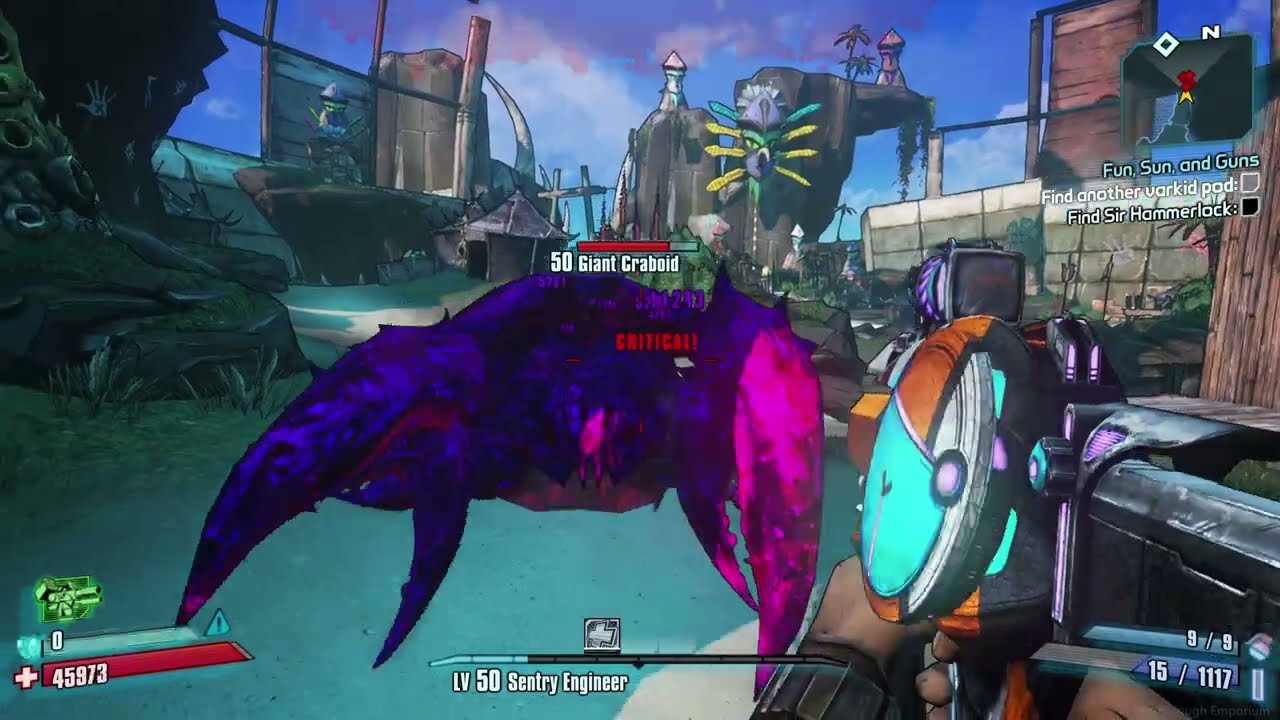 Sir Hammerlock vs. the Son of Crawmerax - Full Game Playthrough | Longplay - No Commentary - PC