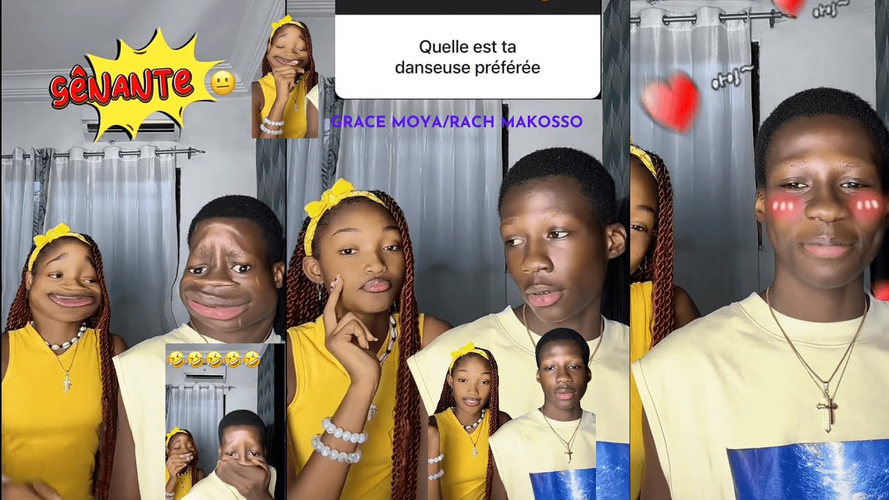 Grâce Moya 💕 Rach Makosso challenge 📈 partie 1 / .. #gracemoya #tiktok #rachmakosso #new #trending
