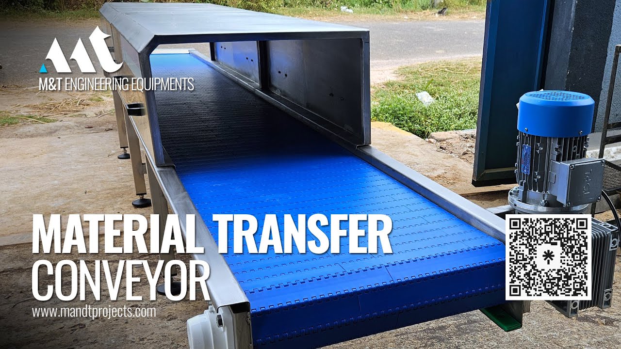 Material Transfer Conveyor, Ice Box Transfer conveyor, Crate Transfer conveyor, Inspection Conveyor