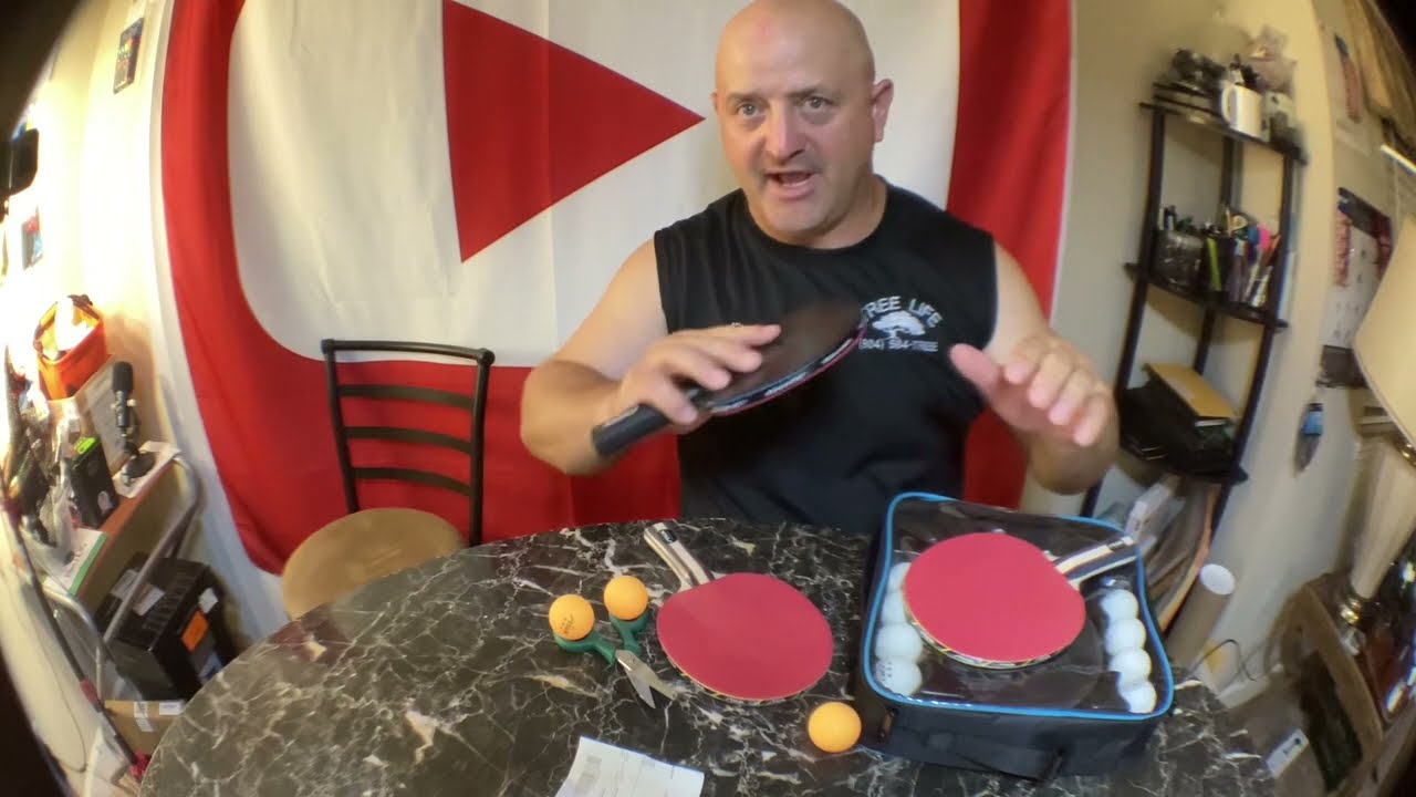 STIGA Performance 2 Player Ping Pong Set – 2 Table Tennis Rackets, 3 – 3 Star Orange Balls Included